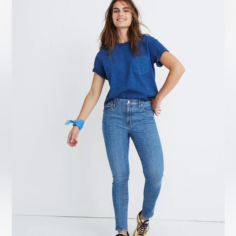Madewell 9" Mid-Rise Skinny Jeans in Comfort Stretch: Eco Edition